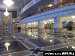 Дворец Независимости в Минске, где состоялась пресс-конференция Александра Лукашенко