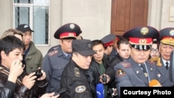 Глава МВД КР Мелис Турганбаев.