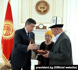 Вручение медали. 1 октября 2018 года.