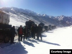 Ош - Мургаб эл аралык жолу кышында. 1-март 2017-жыл.