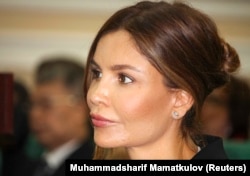 Маркум президент Ислам Каримовдун кичүү кызы Лола Каримова. Самарканд. 28-август, 2017-жыл.