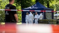 Хангошвили Берлиндин Моабит районунда киши колдуу болгон. 23-август, 2019-жыл.