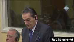 Nebojsha Pavkoviq, gjatë paraqitjes në Tribunalin e Hagës më 18 janar 2011.