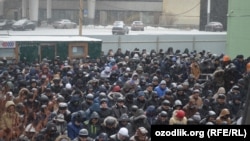 Айт намаз в Москве.