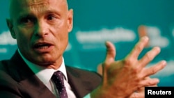 Torbjörn Törnqvist, directorul executiv al Gunvor Group, vorbește în timpul conferinței Oil and Money de la Londra, la 1 octombrie 2013.