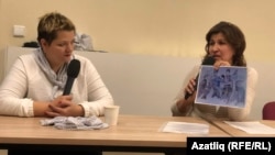 Александра Крыленкова һәм Миләүшә Нурлыгаянова (у)