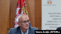 Rodoljub Šabić prilikom predstavljanja godišnjeg izveštaja o zaštiti građana