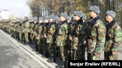 Кыргыз армиясындагы жоокерлер