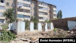 Ош шаарындагы көчөлөрдү кенейтүү иштери, 10-август, 2012.