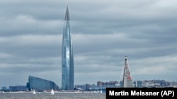 Sediul Gazprom din St. Petersburg (Centrul Lahta).