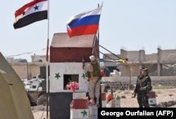 Mercenarët rusë në Siri. Fotografi nga arkivi.