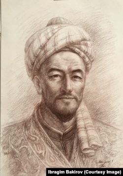 Махмуд Кашгари Барскани (Ибрагим Бакиров тарткан сүрөт).