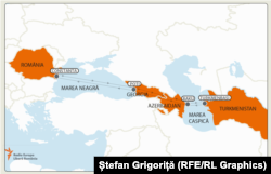 Ruta de mărfuri Turkmenistan-Romania