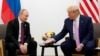 ტრამპის თქმით, აშშ-ს გუშინ „კარგი და პროდუქტიული მოლაპარაკებები“ ჰქონდა ვლადიმირ პუტინთან. ფოტოზე: დონალდ ტრამპი და ვლადიმირ პუტინი იაპონიაში, 2019 წლის 28 ივნისი