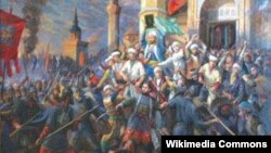 Кол Шәриф шәкертләре белән Казанны яклый