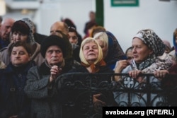 Білоруські віряни під час візиту російського патріарха Кирила