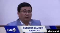 Jurnalist Xurshid Daliyev.