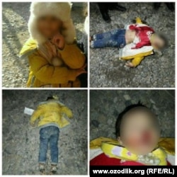 По словам родственников Кибриё, перед смертью малышку жестоко пытали.