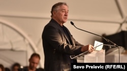 Američki glumac Robert De Niro govori na Global Citizen Forumu na Svetom Stefanu 2017.