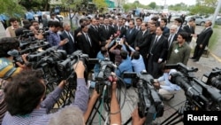 په اسلام اباد کې د وکیلانو احتجاج