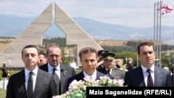 Ираклий Гарибашвили (слева) и четвертый президент Грузии Георгий Маргвелашвили