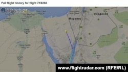 История полета рейса 9268