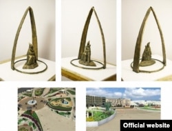 Казанның тимер юл вокзалы янына куярга тәкъдим ителгән һәйкәлләрнең берсе: Сөембикә улы белән