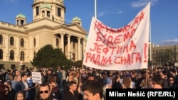 Protest u Beogradu, 9. aprila