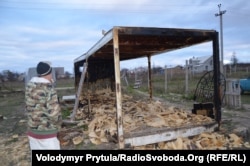 Вагон, спалений на території будівництва мечеті