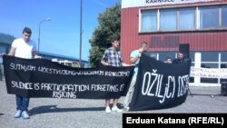 Obilježavanje godišnjice zločina u logoru Keraterm, Prijedor, 2014.