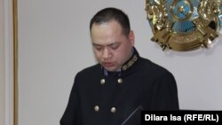 Судья Абайского районного суда Шымкента Канат Мылтыкбаев. 10 мая 2018 года.