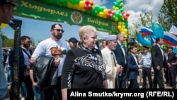 Rusiye nezaretindeki Qırım memurları 2017 senesi Hıdırlez bayramında