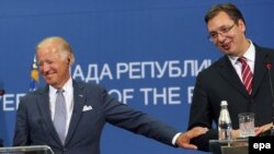 Džozef Bajden i Aleksandar Vučić u Beogradu