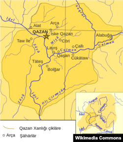 Казан ханлыгы харитасы
