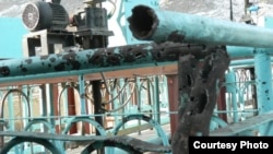 Суу бөлүштүрүүчү жерге 11-январда минометтун огу тийген.