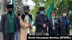 Митинг в память жертв Кавказской войны в Нальчике, 21 мая 2020 г. Иллюстративная фотография