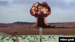 Test nuclear făcut de Uniunea Sovietică în Kazahstan, în 1949