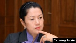 Жогорку Кеңештин депутаты Ыргал Кадыралиева.