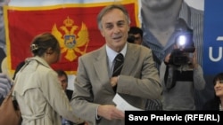 Лидерот на опозицискиот Демократски фронт Миодраг Лекиќ