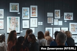 Изложбата „Филмови къщи“ е в Дома на киното до 24 ноември.