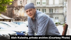 Former political prisoner Aleh Kulesha