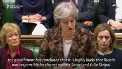 British PM Says Russia 'Highly Likely' Behind Poisoning Of Former Spy
