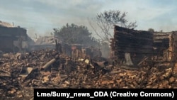 Consecințele bombardamentelor rusești în regiunea Sumî, septembrie 2025. Fotografie ilustrativă. 