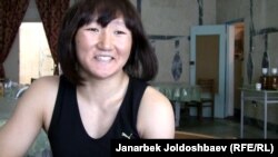 Айсулуу Тыныбекова Лондон олимпиадасы алдындагы машыгууларда.