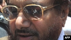 "Лашкар-е-Тайба" уюмунун Пакистандагы кол башчысы Хафез Мухаммед  Саид. Лахор. 5-май 2009