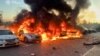 Makina digjen si pasojë e sulmit rus në rajonin e Kievit, Ukrainë, 20 shtator 2025