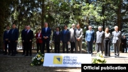 Maqedoni e Veriut: kryeministrat e vendeve të Ballkanit Perëndimor, në Forumin e Prespës për Dialog (2 korik 2021) 