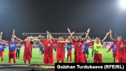 Кыргызстандын футболчулары. 16-январь, 2018-жыл. Бириккен Араб Эмиратттары.