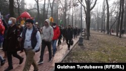 "Акыйкаттык үчүн" акциясынын катышуучулары, 14.02.2021