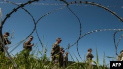 Pjesëtarë të Forcës  së Sigurisë së Kosovës gjatë një ushtrimi